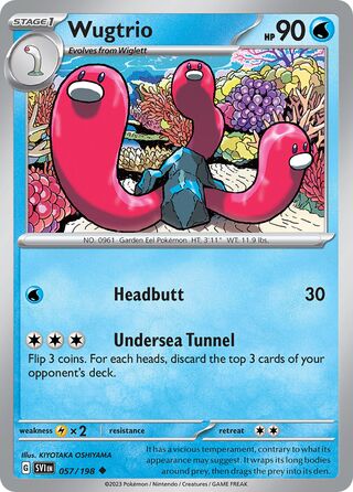 Wugtrio 057/198 - Scarlet & Violet Base