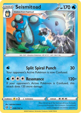 Seismitoad 046/192 - Rebel Clash