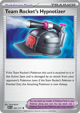 Team Rocket's Hypnotizer 206/217 - Ascended Heroes