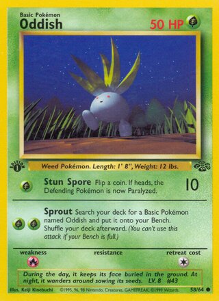 Oddish 58/64 - Jungle
