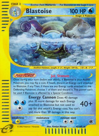 Blastoise 4/165 - Expedition Base Set