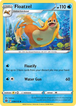 Floatzel 039/172 - Brilliant Stars