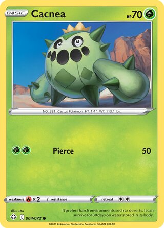 Cacnea 004/072 - Shining Fates