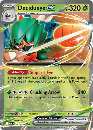 Decidueye ex 012/088 - Perfect Order