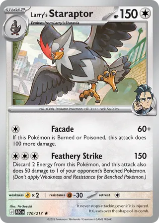 Larry's Staraptor 170/217 - Ascended Heroes