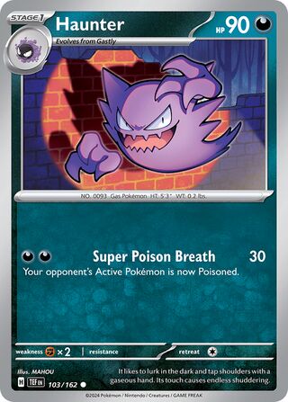 Haunter 103/162 - Temporal Forces
