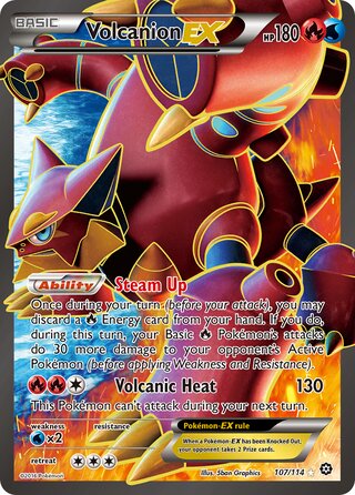 Volcanion-EX 107/114 - Steam Siege