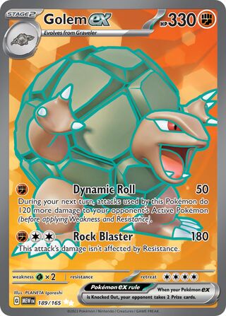 Golem ex 189/165 - Scarlet & Violet 151