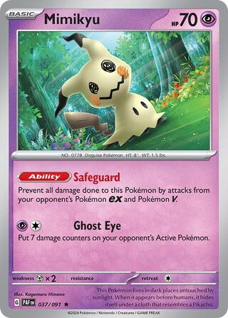 Mimikyu 037/091 - Paldean Fates