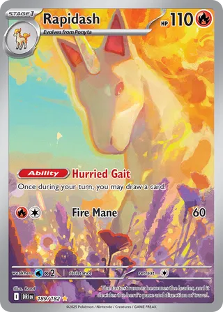 Rapidash 189/182 - Destined Rivals