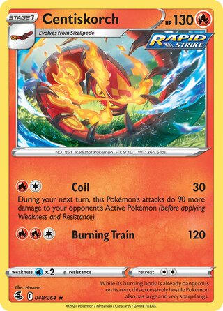 Centiskorch 048/264 - Fusion Strike
