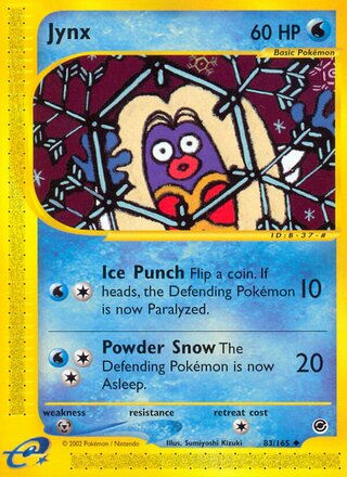 Jynx 83/165 - Expedition Base Set