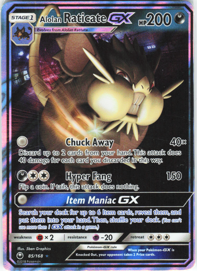 Alolan Raticate-GX 85/168 - Celestial Storm