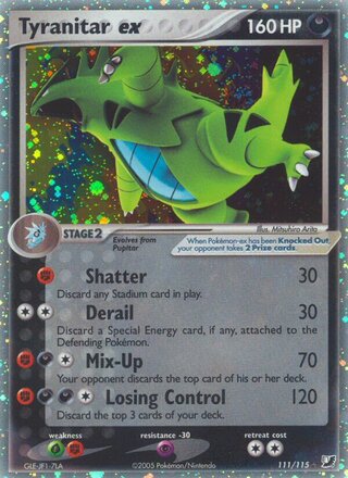 Tyranitar ex 111/115 - Unseen Forces