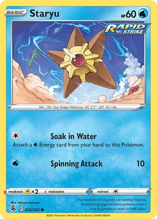 Staryu 052/264 - Fusion Strike