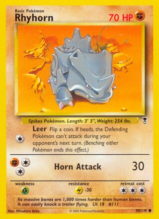 Rhyhorn 90/110 - Legendary Collection