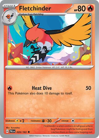 Fletchinder 029/193 - Paldea Evolved