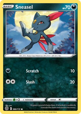 Sneasel 086/172 - Brilliant Stars