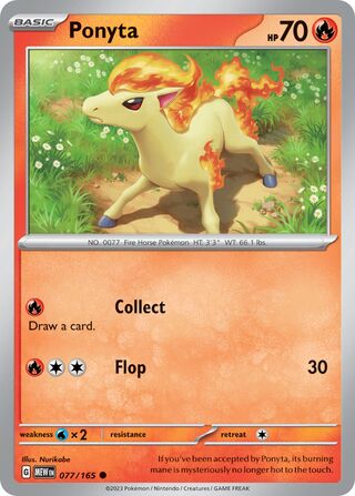 Ponyta 077/165 - Scarlet & Violet 151