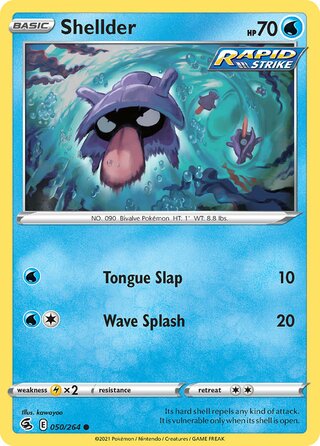 Shellder 050/264 - Fusion Strike