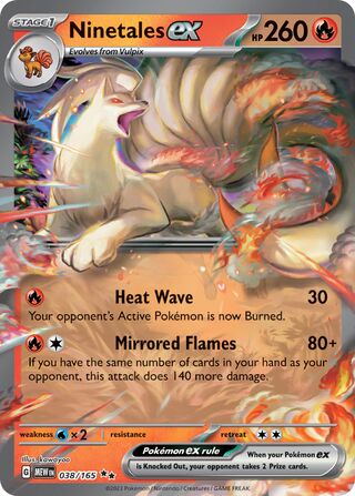 Ninetales ex 038/165 - Scarlet & Violet 151