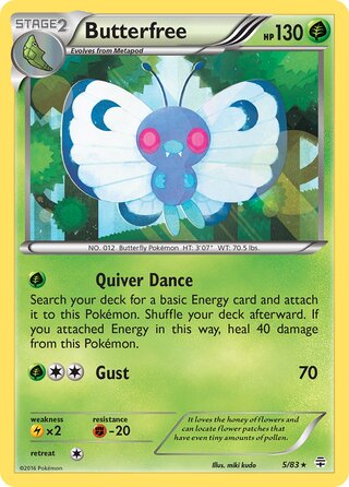 Butterfree 5/83 - Generations