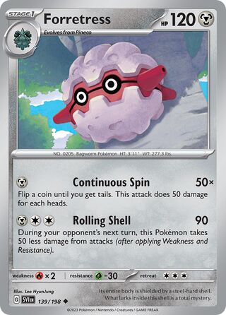 Forretress 139/198 - Scarlet & Violet Base