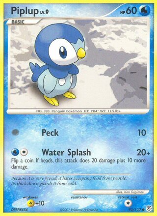Piplup 93/130 - Diamond & Pearl Base