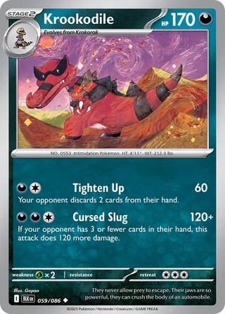 Krookodile 059/086 - Black Bolt