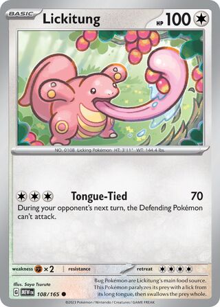 Lickitung 108/165 - Scarlet & Violet 151