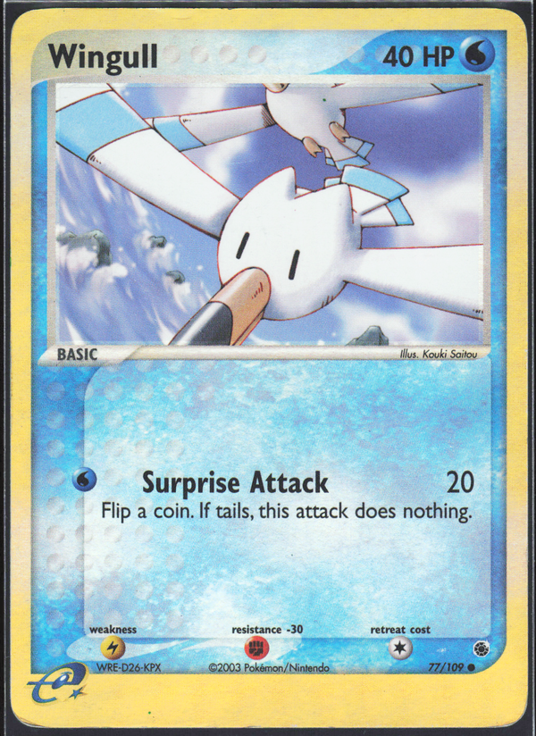 Wingull 77/109 - EX Ruby and Sapphire