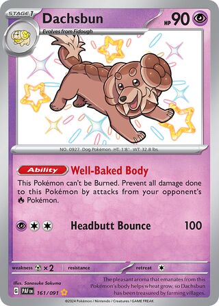 Dachsbun 161/091 - Paldean Fates