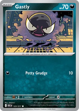 Gastly 123/217 - Ascended Heroes