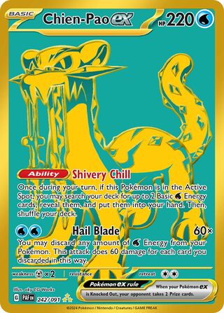 Chien-Pao ex 242/091 - Paldean Fates
