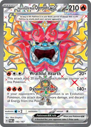 Hearthflame Mask Ogerpon ex 192/167 - Twilight Masquerade
