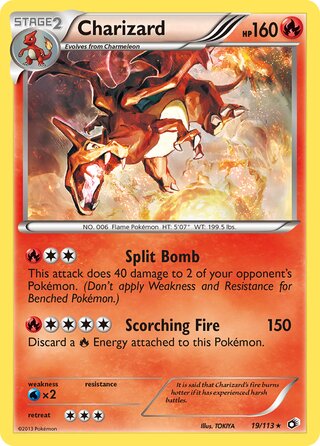 Charizard 19/113 - Legendary Treasures