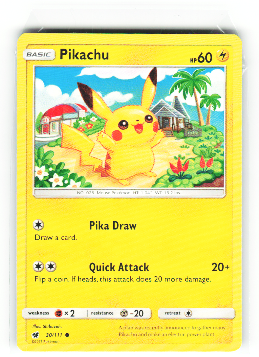 Pikachu 30/111 - Crimson Invasion