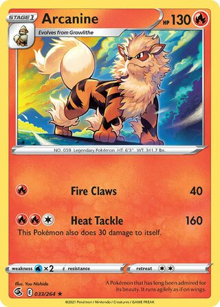 Arcanine 033/264 - Fusion Strike