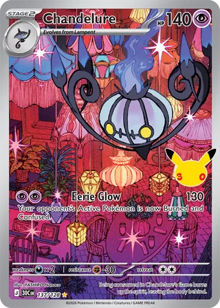 Chandelure 137/128 - 30th Celebration