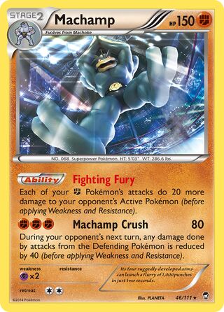 Machamp 46/111 - Furious Fists