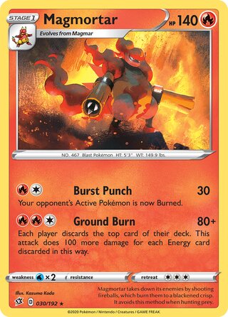 Magmortar 030/192 - Rebel Clash