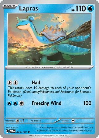 Lapras 045/197 - Obsidian Flames