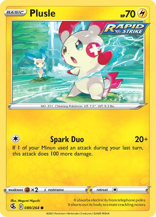 Plusle 089/264 - Fusion Strike