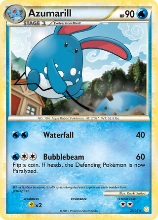 Azumarill 2/123 - HeartGold & SoulSilver
