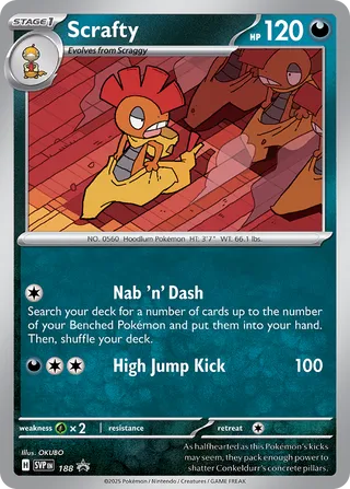 Scrafty 188 - Scarlet & Violet Promos