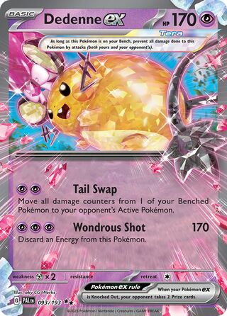 Dedenne ex 093/193 - Paldea Evolved
