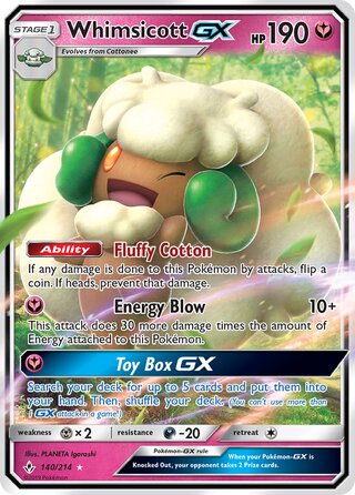 Whimsicott-GX 140/214 - Unbroken Bonds
