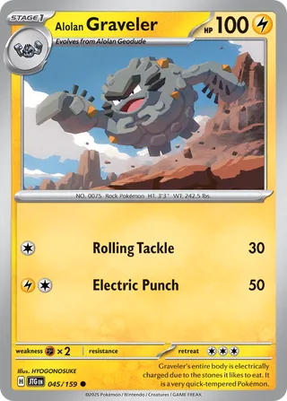 Alolan Graveler 045/159 - Journey Together
