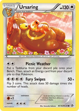 Ursaring RC16/RC25 - Legendary Treasures