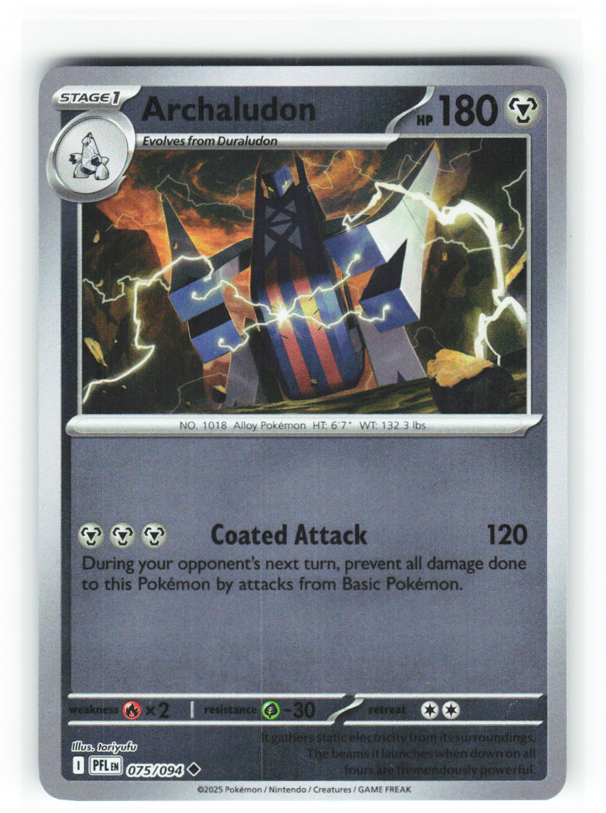 Archaludon 075/094 - Phantasmal Flames - NM (ID: 53134931835084) - front